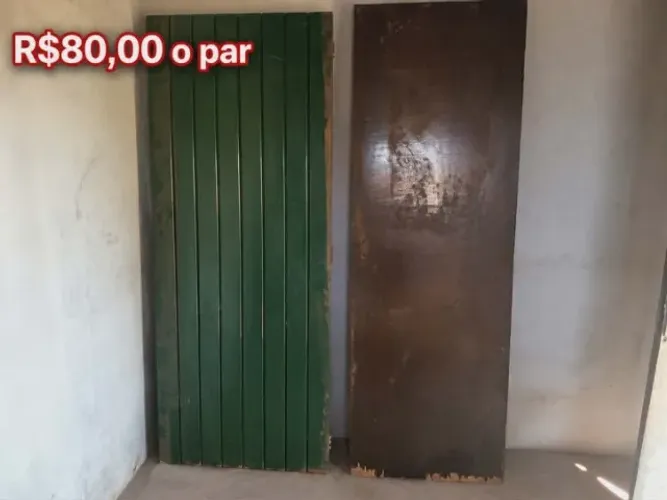 Porta de Ferro e Madeira