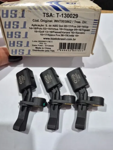 Sensor de ABS Tras.Direito TSA T130029 Gol Fox Polo Virtus Voyage Tiguan Golf Passat Jetta