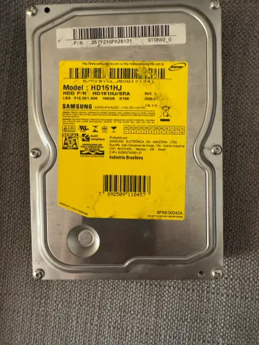 HD Samsung HD161HJ 160GB Sata 3,5" sata III