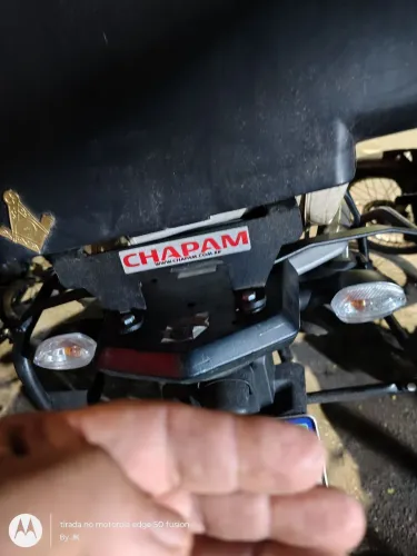 Vendo suporte para Crosser 150 Chapam e Baú Icbras 110 lts