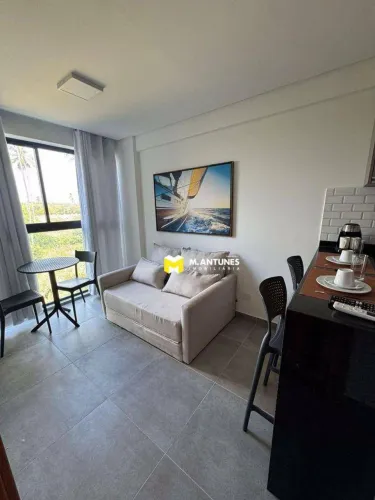 Apartamento com 1 dormitório para alugar, 28 m² por R$ 3.000,00 - Porto de Galinhas - Ipoj