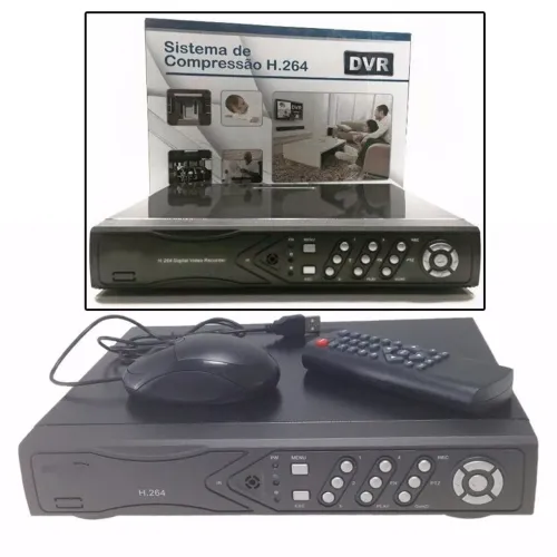 DVR Stand Alone 16 Canais AHD-M Full HD Para Sistema De Segurança CFTV