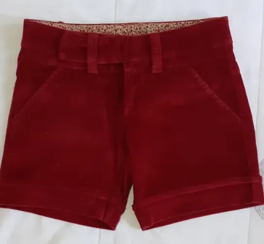 Short Veludo Cantão