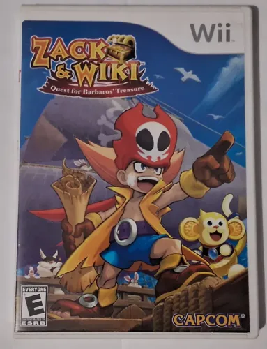 Jogo Zack & Wiki Quest for Barbaros Treasure Americano Original para Nintendo Wii