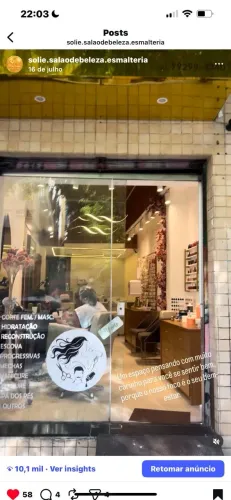 Passo salão de beleza funcionando em Laranjeiras/RJ