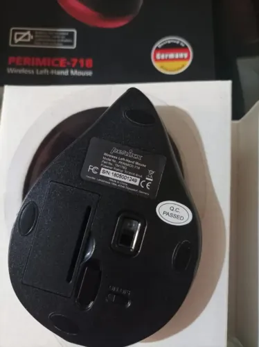 Perixx Perimice-718 Mouse Sem Fio CANHOTO - Design Vertical (Usado)