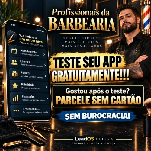 APLICATIVO EXCLUSIVO PARA BARBEARIAS