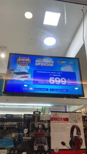 Vendas de celular e caixa