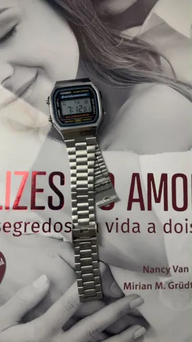 Relógio Casio Vintage A158 Original - Prateado / Aço Inox / Perfeito Estado