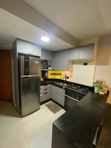 Apartamento à venda em Santo André (Bairro Paraíso) | Frente | 2 quartos | 1 vaga