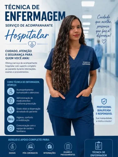 Tecnica de Enfermagem - Acompanhante hospitalar 