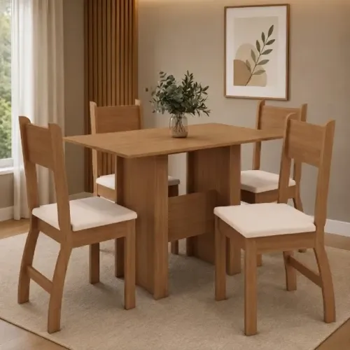 Mesa de jantar com 4 lugares FRETE GRATIS