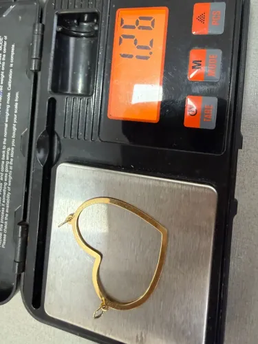 Pingente Coração de ouro 18k procedência garantia eterna