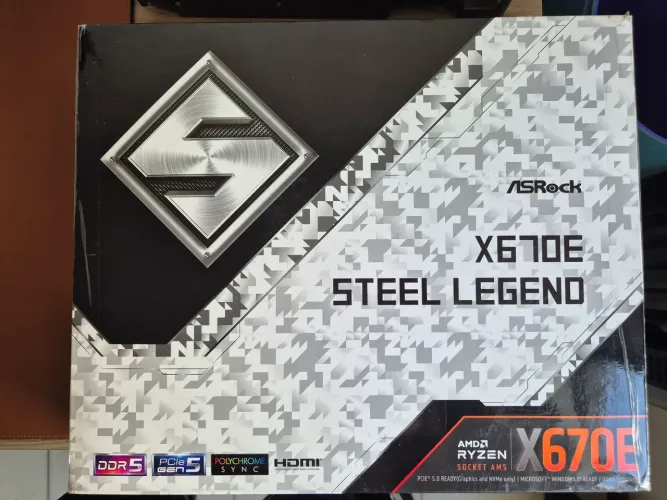 Placa mãe X670e Steel Legend - a melhor X670