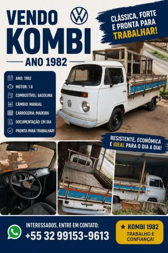 Volkswagen Kombi Pick-up 1988