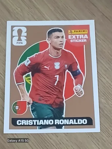 Figurinha Cristiano Ronaldo Bronze Extra Sticker