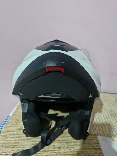 Capacete Texx Branco Escamoteável