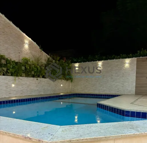 Casa reformado com varanda piscina e área gourmet no Jardim Albamar, Guarujá