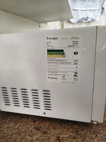 Microondas Brastemp 21 litros/ Apenas uma avaria.