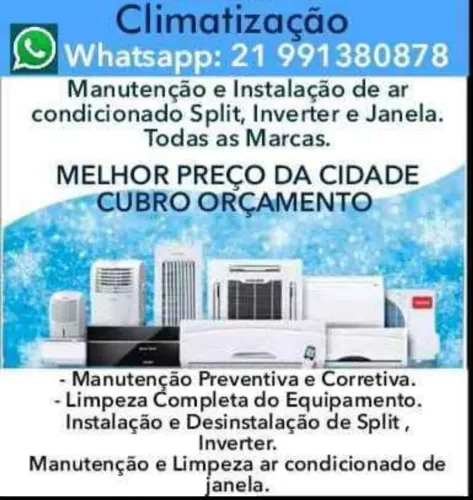 Técnico, Mecânico e Instalador de Ar Condicionado