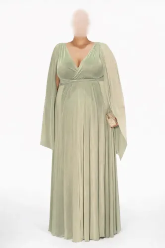 Vestido pra festas, casamento, madrinhas verde oliva claro