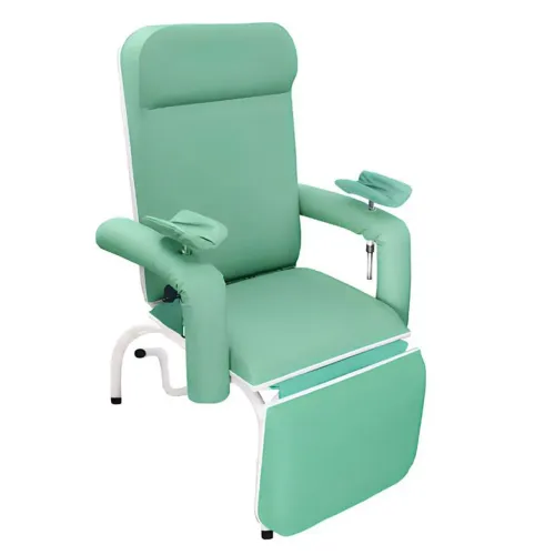 Poltrona Hospitalar para Coleta de Sangue Verde Luxo