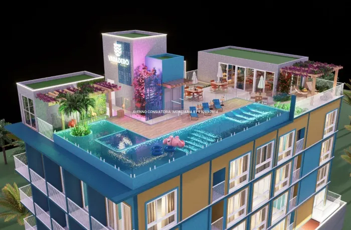Studio à Venda em Porto de Galinhas | Varadero Beach Prime | 16,96m² a 100m da Praia