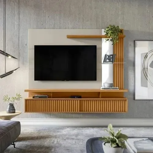 Design Moderno e Sofisticação: Conheça o Painel Home Maragogi Carvalho/Off White
