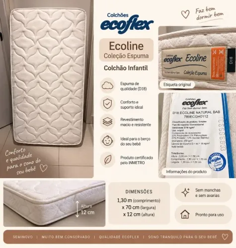 Colchão Infantil Ecoflex
