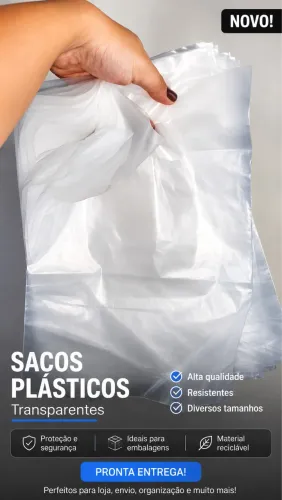 Sacolinhas Plásticos Transparentes