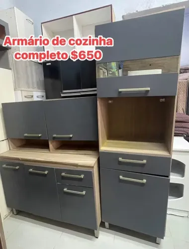 Armário de cozinha completo