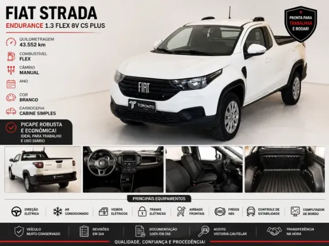 Fiat Strada Endurance 1.3 Flex 8V CS 2025