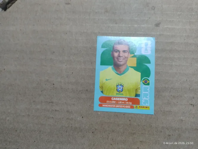 Figurinha do Casemiro copa 2026