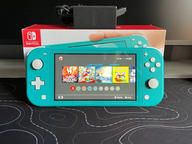 Nintendo Switch Lite Desbloqueado 128GB - Parcelo e Entrego