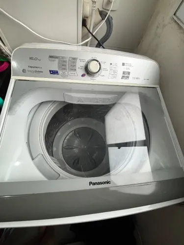 Lavadora de roupas Panasonic 16kg sistema ciclone