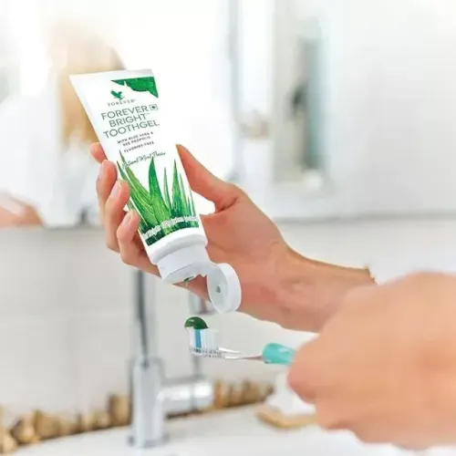 Creme dental abase de Aloe vera No-Flour 130g