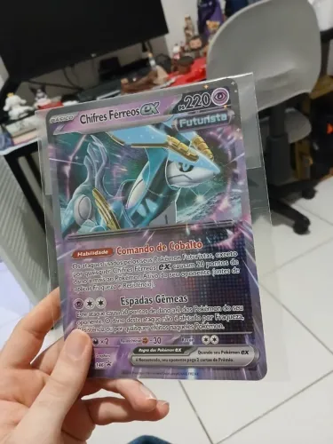 Carta Pokémon TCG Jumbo original - Chifres Férreos Ex