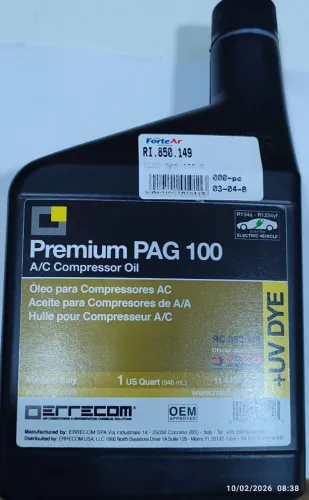 Óleo PAG 100 Errecom com contraste