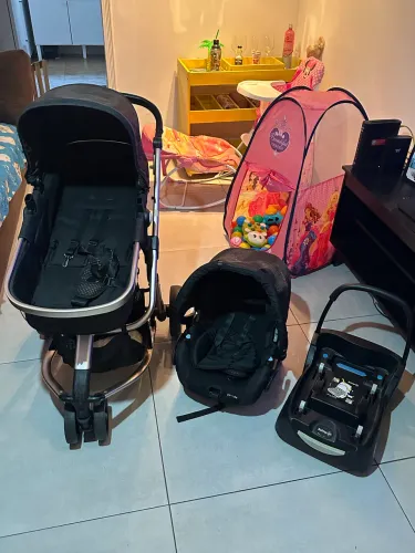 CARRINHO DE BEBÊ + BEBÊ CONFORTO E SUPORTE - SAFATY MOBI