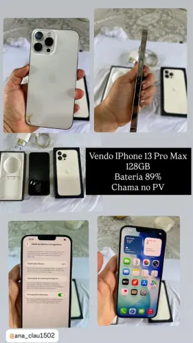 Iphone 13 pro max - semi novo. 