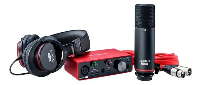 Kit Interface De Audio Focusrite Scarlett Solo Studio 3 Gen