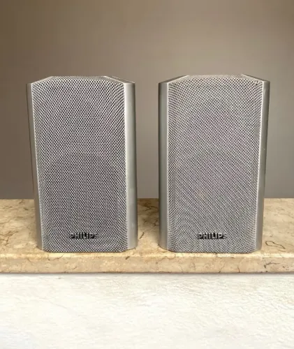 Caixa Som Philips 8 Ohms Caixinha Falante Surround Par