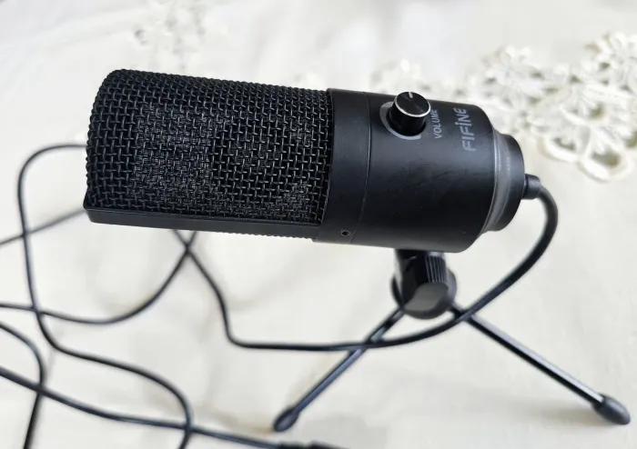 Microfone Fifine K669B USB - Áudio Profissional para Home Office e Games