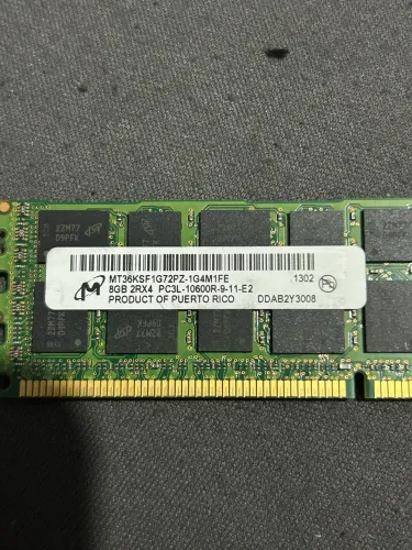 Memória RAM DDR3 8GB Mícron 1600R