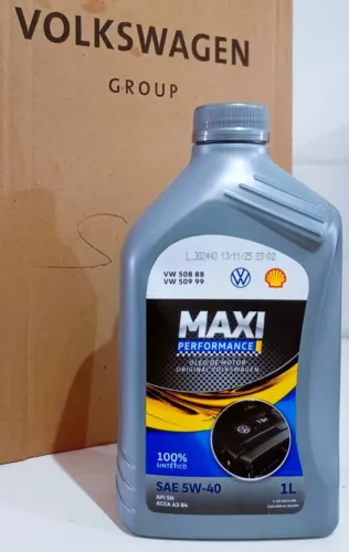 Vendo Caixa com 8 und do Óleo Original Maxi Performance 5W40 Volkswagen