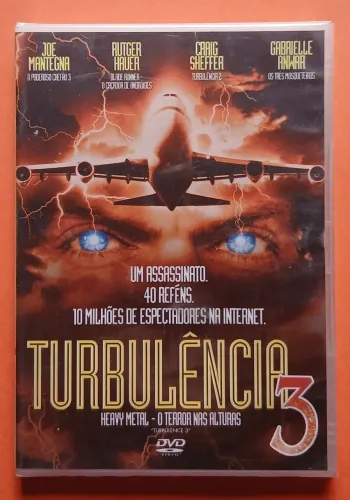 Dvd (Lacrado) Turbulência 3 - Joe Mantegna