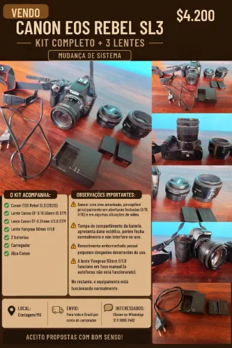 CAMERA CANON SL3