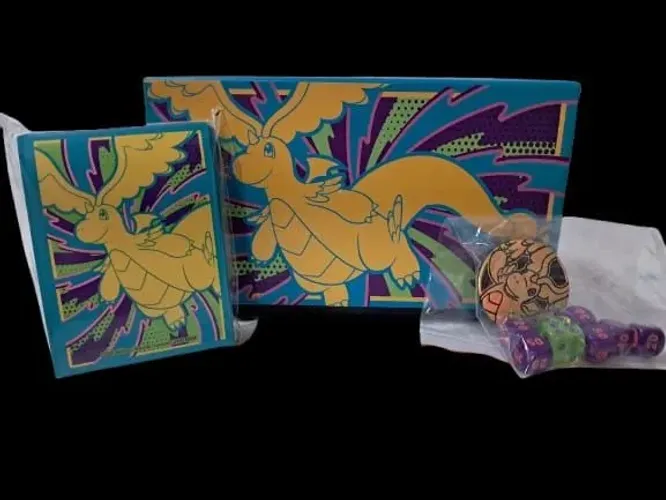 Caixa+acessórios de Pokémon Coleção Treinador Avançado Heróis Excelsos