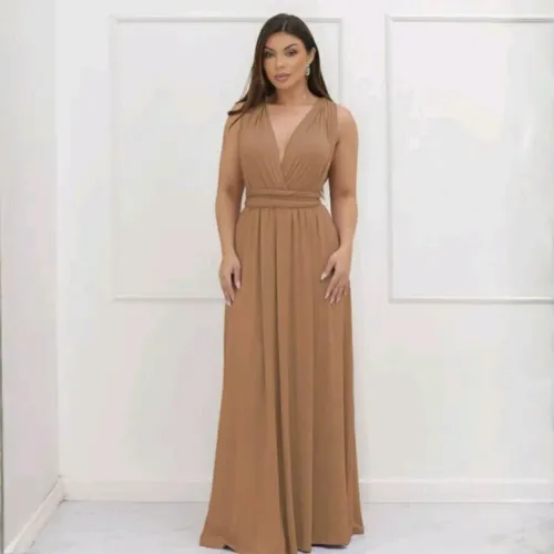 Vestido longo várias formas de usar