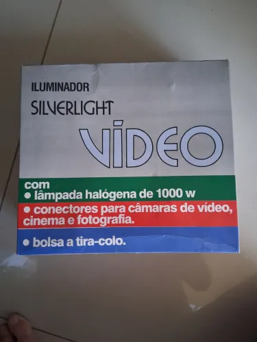 Iluminador Silverlight para vídeo, para lâmpada halógena de 1000W de 127v ou 220v. (NOVO)